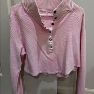 FP Movement by Free People Pink Long Sleeve Top